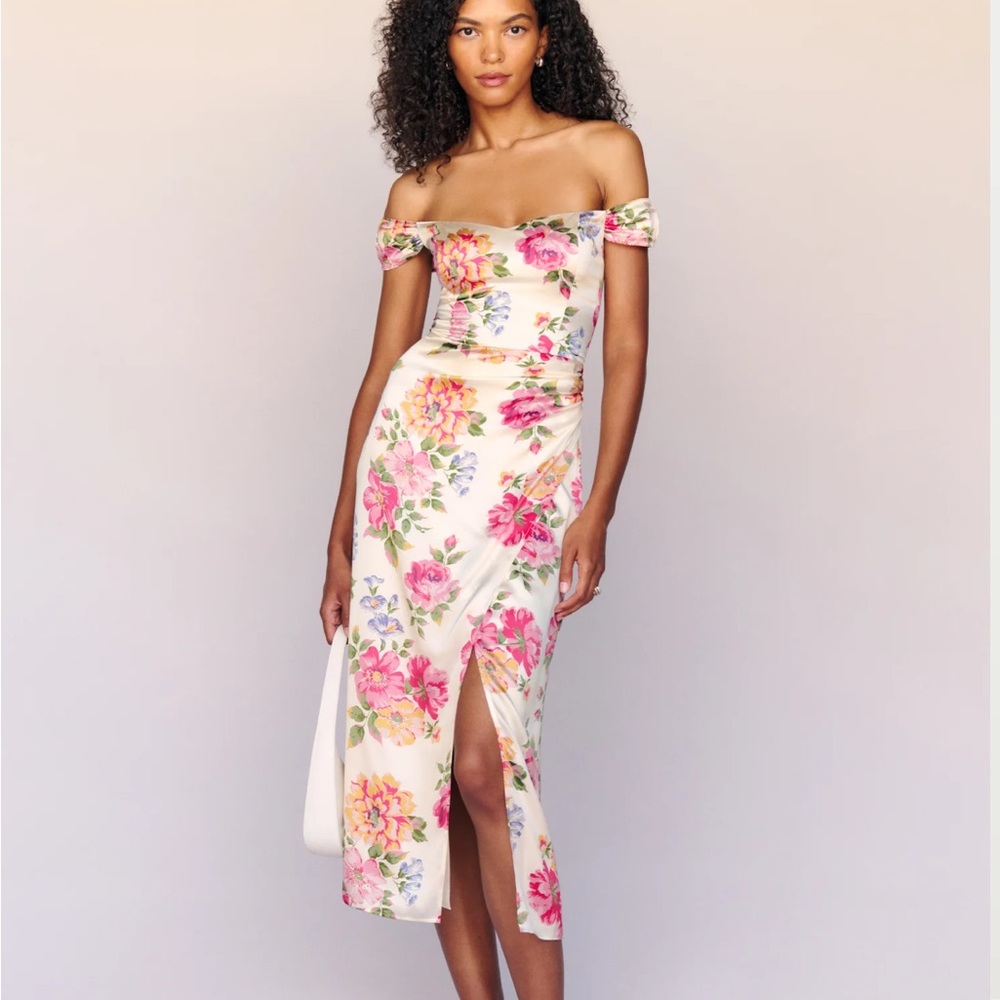 Reformation genesis silk dress